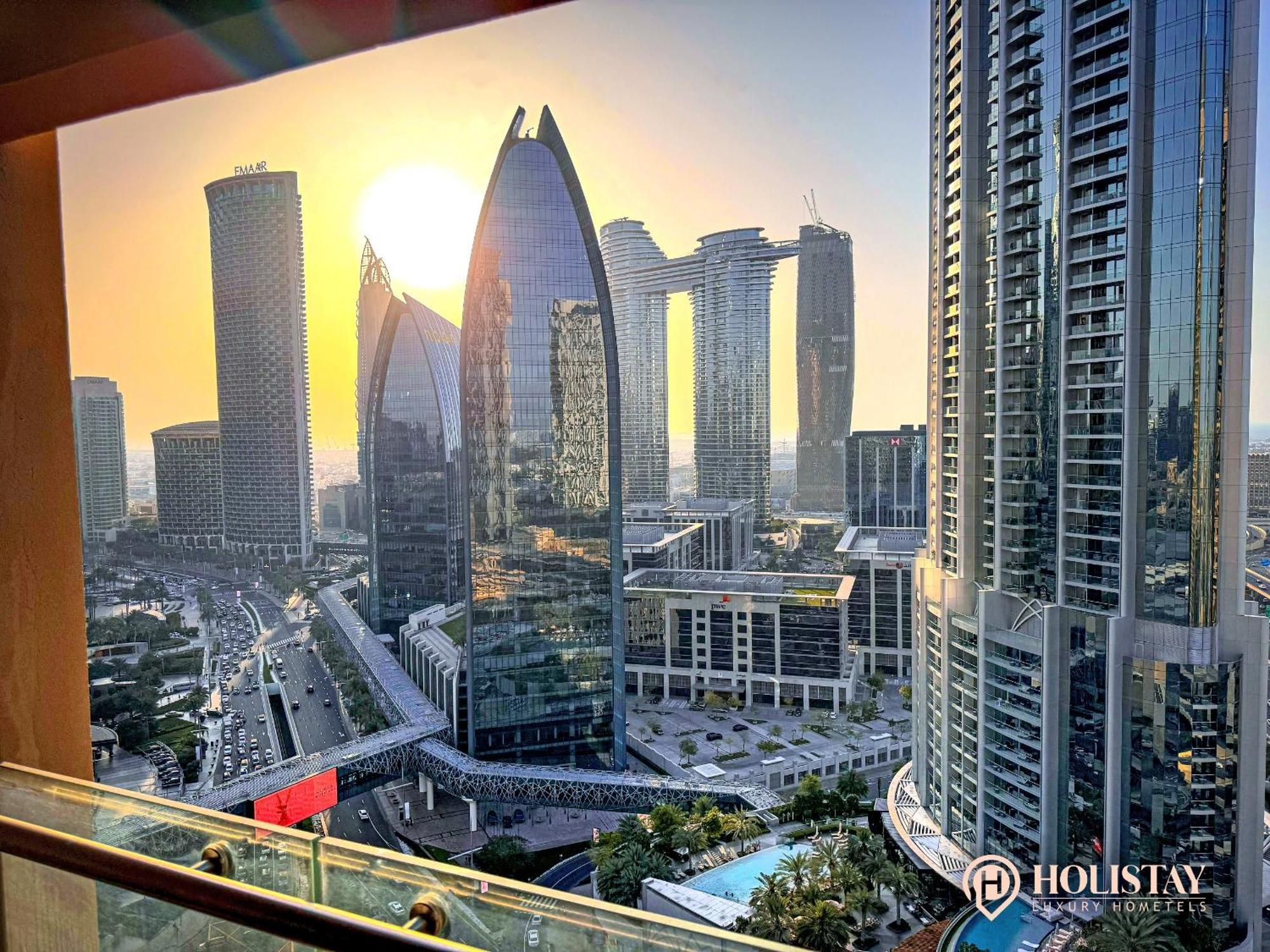 Holistay Luxury Homes - Burj Khalifa View - Direct Access Dubai Mall Eksteriør bilde