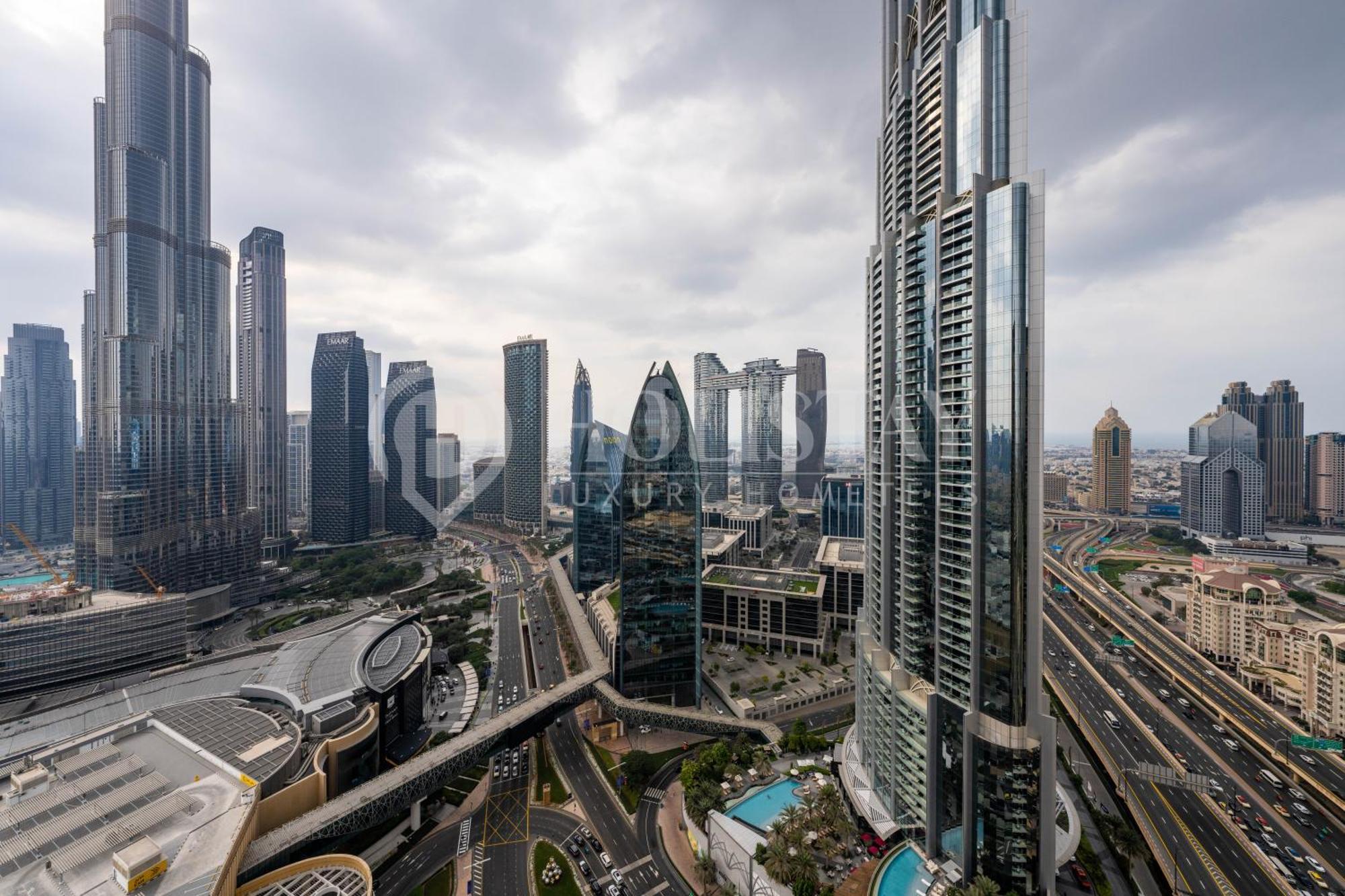 Holistay Luxury Homes - Burj Khalifa View - Direct Access Dubai Mall Eksteriør bilde