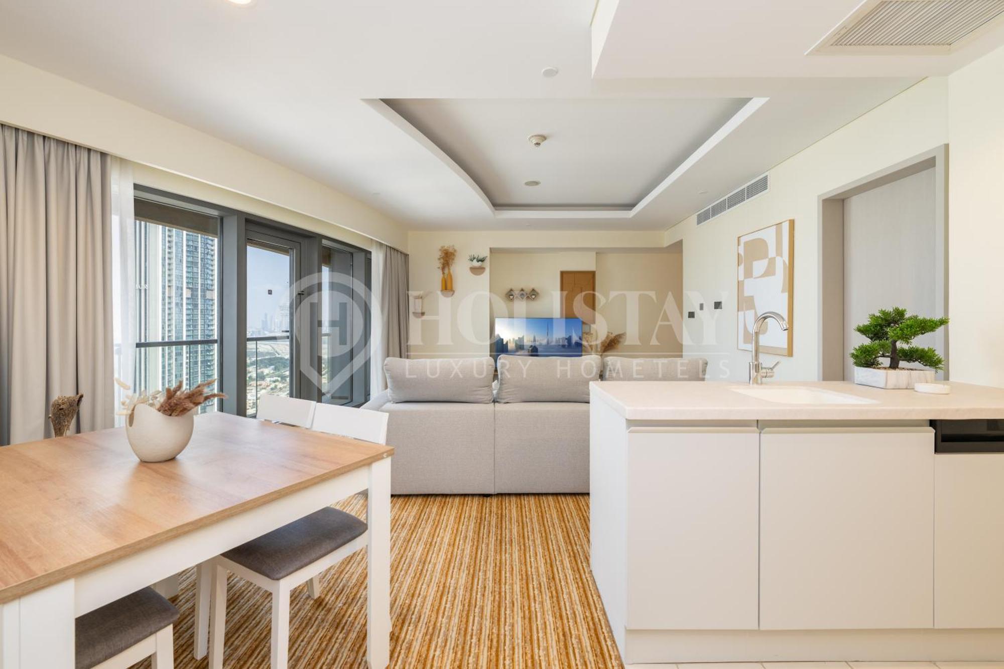Holistay Luxury Homes - Burj Khalifa View - Direct Access Dubai Mall Eksteriør bilde